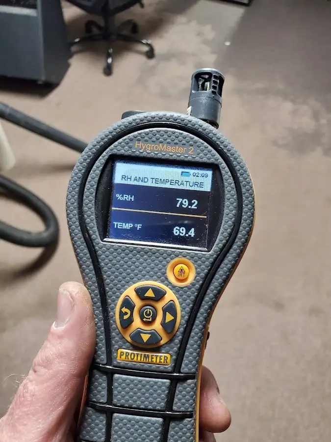 Moisture meter humidity assessment for Fire & Smoke Damage Restoration in Bonita